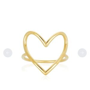 STUNNING 😍✨14K Lindsey Leigh Gold Heart Ring